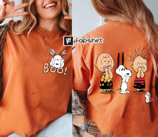 Retro Boo Snoopy Halloween Shirt, Snoopy Halloween Shirt, Vintage Snoopy Fall Shirt, Pumpkins Shirt, Peanuts Halloween, Fall Shirt