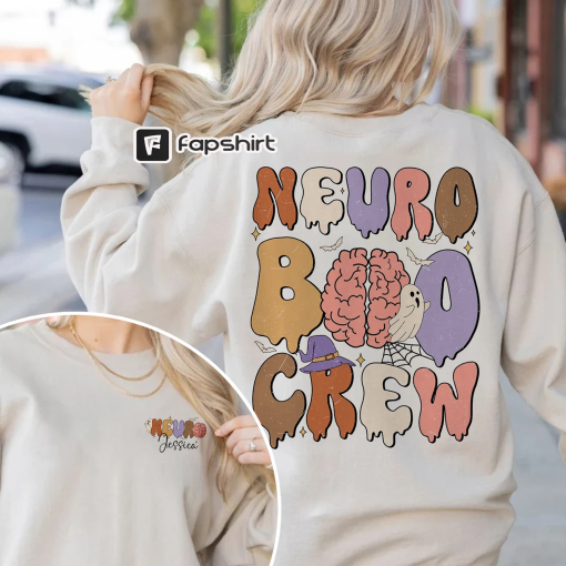 Neuro Boo Crew Halloween Shirt, Neuro Nurse Halloween Shirt, Neurology Gift, Neuro Nurse Gift, Neuro Physical Therapy, Nursing Halloween