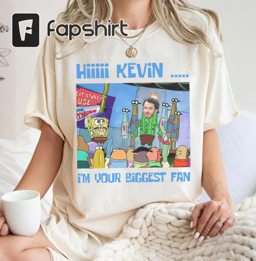 Hiiiii Kevin ….. I’m Your Biggest Fan Shirt, Kevin Jonas Shirt, Jonas Brothers Unisex Tee Shirt, Vintage 90s Kevin Jonas Tshirt