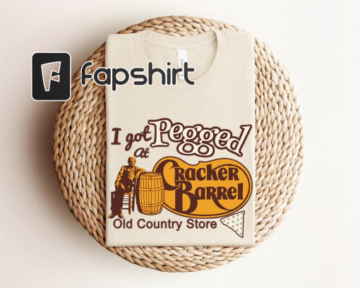 I Got Pegged at Cracker Barrel Old Country Store Shirt, I Got Pegged at Cracker Barrel Shirt, Vintage Cracker Barrel Shirt, Vintage Style