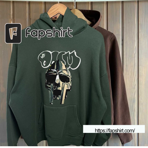 Vintage Mf Doom Mask Hoodie Green | 90s Hip Hop Hoodies