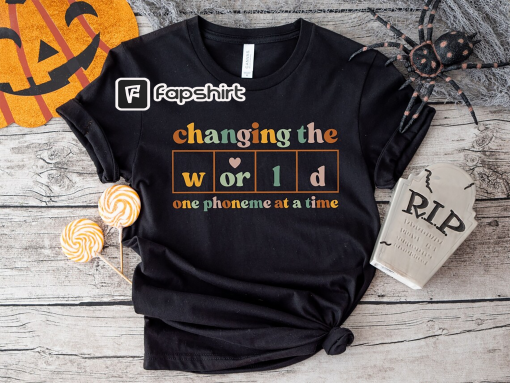 Changing The World One Phoneme At A Time Sweatshirt, Each Kids to Read Sweatshirt, Dyslexia Teacher Shirt, Kindergarten Teacher Shirt