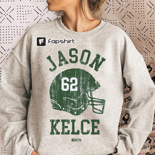 Comfort Colors Jason Kelce Philadelphia Helmet Sweatshirt, Philadelphia Football T-Shirt