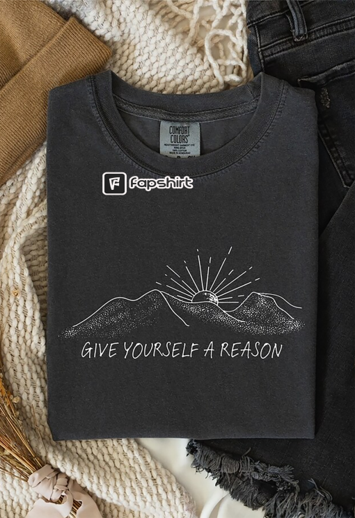 Noah Kahan Give Yourself A Reason Comfort Colors Tee [Concert Merch, Call Your Mom, Noah Kahan 2024 Tour, Folk Festival]