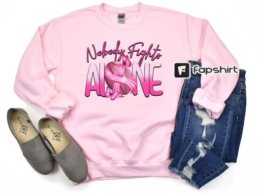 October Breast Cancer Awareness Sweatshirt Bella Canvas