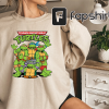 Turtles Birthday Boy Shirt, Anime Lover Boy T Shirt, Cartoon Birthday Tee, Birthday Party Clothes For Kids, Toddler Shirt