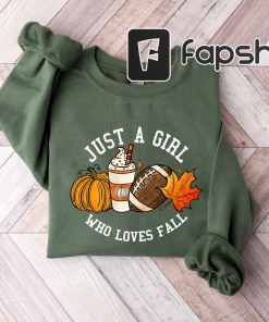 Just A Girl Who Loves Fall Shirt,…