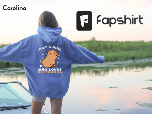 Just A Girl Who Loves Capybaras Hoodie, Capybara Hoodie, Animal Lover Hoodie, Hoodie For Women, Capybara Lover Hoodie, Animal Hoodie