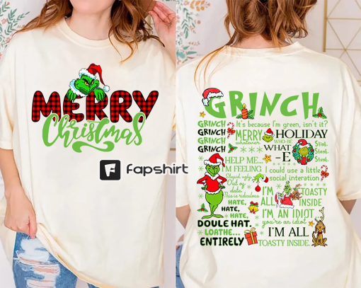 Vintage Grinch Christmas Sweatshirt | Grinch Christmas Sweatshirt | Grinchmas Shirt | Funny Grinch Shirt | Family Christmas Shirt