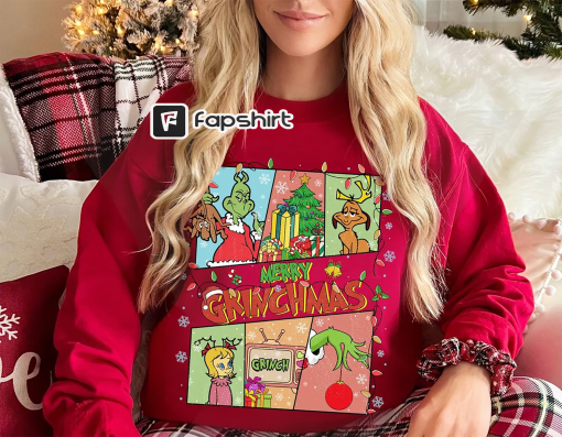 Vintage Grinch Christmas Sweatshirt | Grinch Christmas Sweatshirt | Grinchmas Shirt | Funny Grinch Shirt | Family Christmas Shirt