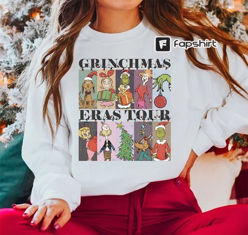 Grinchmas Eras Tour Sweatshirt, The Eras Tour Shirt, Grinch Sweatshirt, Grinch Tour Shirt, Grinchmas Sweatshirt, Grinchmas Shirt