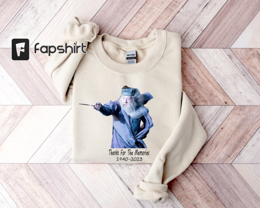 Thanks For The Memories Sweatshirt, RIP Michael Gambon Shirt, Dumbledore Crewneck