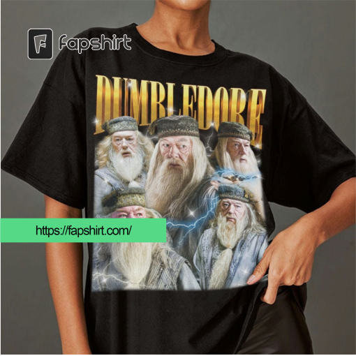 Dumbledore Vintage 90s Shirt, Dumbledore Shirt, Harry Potter Shirt, Harry Potter Vintage 90s Sweater, Homage Hoodie, Bootleg Tee