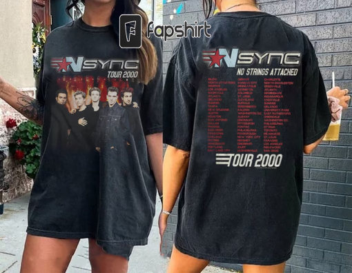 NSYNC No Strings Attached Tour Boy Band Shirt, Nsync Comfort Color Shirt, Nsync Merch Sweatshirt, Gift For Fan