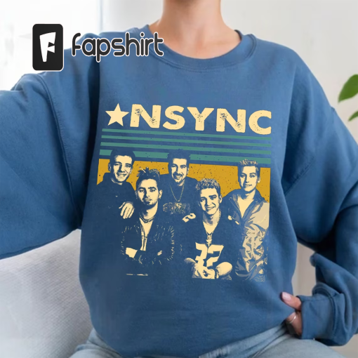 Vintage NSYNC Shirt, NSYNC Comfort Colors Shirt, Boy Band Sweatshirt, Oversized 90s Shirt, Nysnc Fan Gear, Bye Bye Bye Shirt, NSYNC Tour