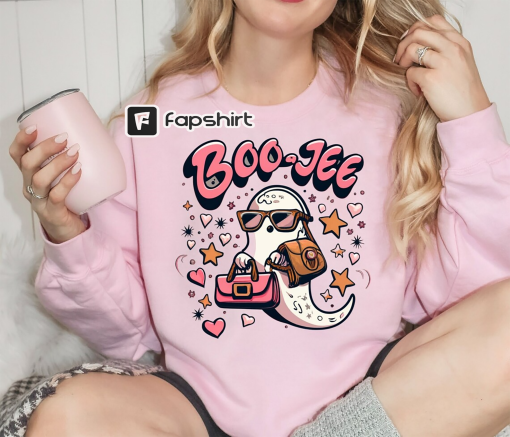 Cute Halloween Sweatshirt, Boujee Shirt, Ghost Sweater, Funny Fall Gift for Her, Autumn Sweater, It’s Fall Yall, Spooky Season Sweatshirt