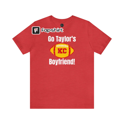 Go Taylor’s Boyfriend Swift Kelce Shirt Bella Jersey Short Sleeve Tee (Unisex)