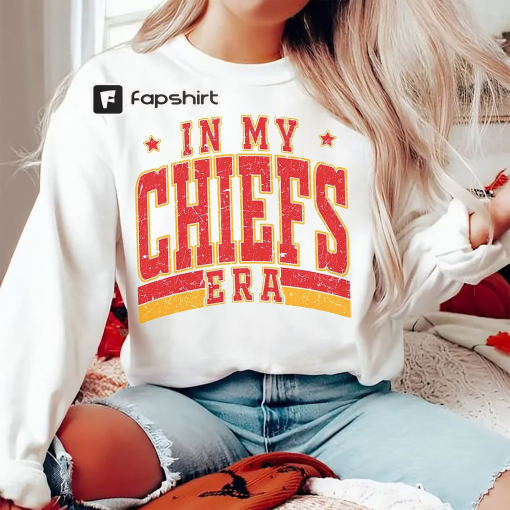 Comfort Colors In My Chiefs Era Sweatshirt, T-Shirt, Hoodie, American Football, Gift For Fan