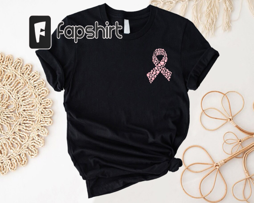 In October We Wear Pink Ribbon T-shirt, Cancer Awareness Shirt, Cancer Survivor T-shirt, Cancer Fighter Shirt, Cancer T-shirt, Breast Cancer