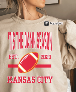 Kansas City Football Sweatshirt Taylor Tis The…