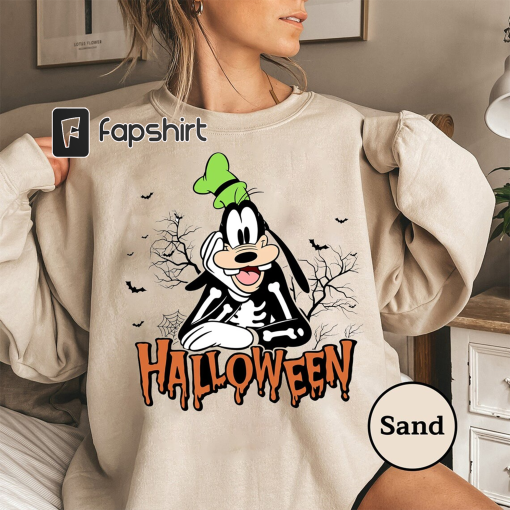 Goofy Skeleton Halloween Shirt, Goofy Halloween Shirt, Pumpkin Goofy , Disney Spooky Shirt, Disney Halloween Shirt