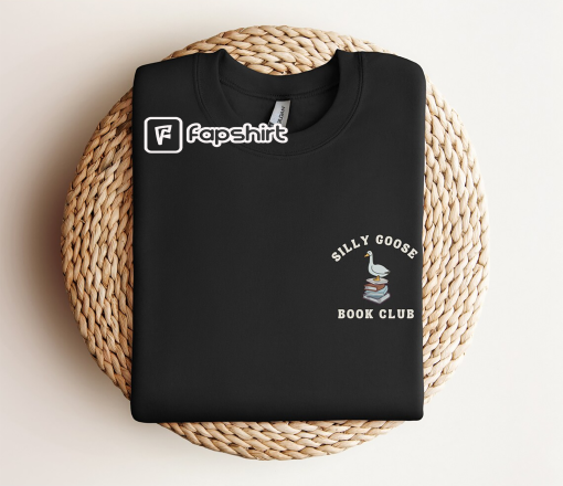 Silly Goose Book Club Sweatshirt, Gift for Book Lovers