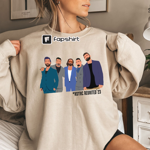 NSYNC 90s Band Music Shirt, Bootleg Boy Band Vintage Y2K Sweatshirt, Retro NSYNC Forever Christmas Gift Unisex Hoodie