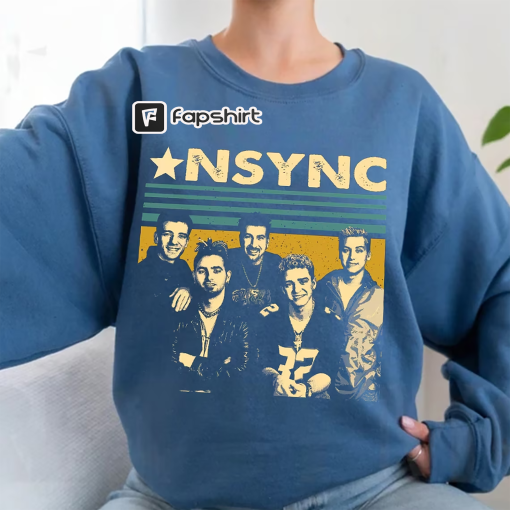 Vintage NSYNC Shirt, NSYNC Comfort Colors Shirt, Boy Band Sweatshirt, Oversized 90s Shirt, Nysnc Fan Gear, Bye Bye Bye Shirt, NSYNC Tour