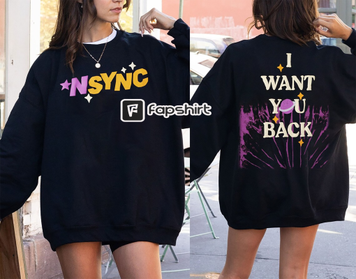 N SY NC I want you back shirt,