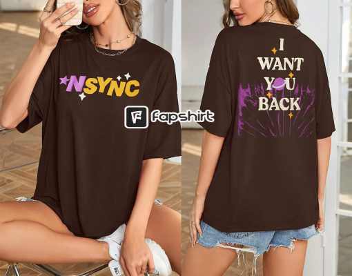 N SY NC I want you back shirt,