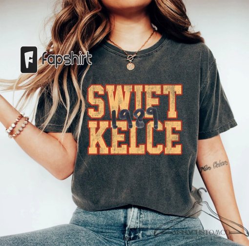 Swift Kelce Shirt, Travis Kelce The Eras Tour T-Shirt, Taylor Chief Shirt, Kansas City Football Sweatshirt, Football Jersey Fan Gift