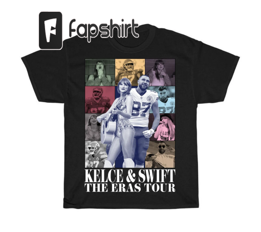 Travis Kelce & Taylor Swift Eras Tour Shirt, Travis Kelce Shirt, Taylor Swift Shirt, Travis Kelce Tshirt, Travis Kelce Sweatshirt