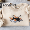 Embroidered Christmas Sweater, Embroidered Christmas Crewneck, Holiday Crewneck, Snoopy and Woodstock, Embroidered Pine Sweatshirt