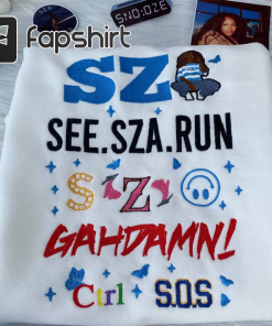 SZA Album Embroidered Sweatshirt