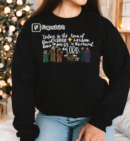 Nativity Christian Christmas Sweatshirt, True Story, Christmas Holly Night Sweatshirt, Nativity Shirt, Christmas Crewneck, Christmas Gifts