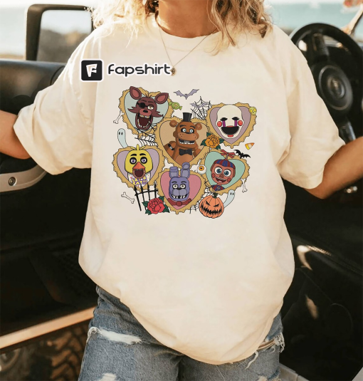 Five Nights at Freddy Shirt | Five Nights At Freddy’s Vintage Shirt | Freddy Fazbear Bonnie Chica Foxy Shirt | Fnaf Video Game Shirt