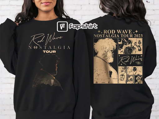 Retro Rod Wave Nostalgia Tour Sweatshirt, Rod Wave 2023 Concert Shirt, Beautiful Mind Tour, Rod Wave Merch, Music Concert Tee, Gift For Fan