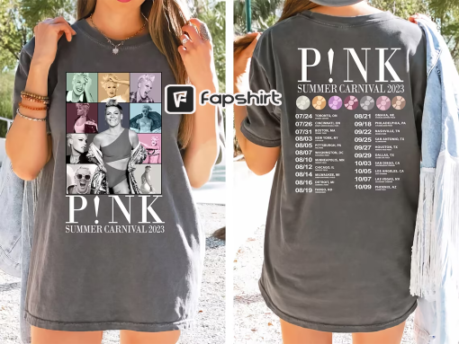 P!nk Pink Singer Summer Carnival 2023 Tour Comfort Colors Shirt , Trustfall Album Shirt, Pink Tour Shirt, Music Tour 2023 Shirt