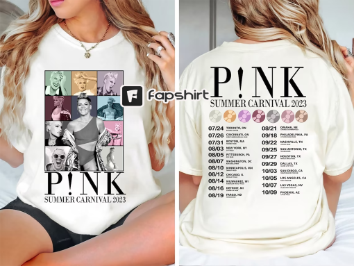 P!nk Pink Singer Summer Carnival 2023 Tour Comfort Colors Shirt , Trustfall Album Shirt, Pink Tour Shirt, Music Tour 2023 Shirt