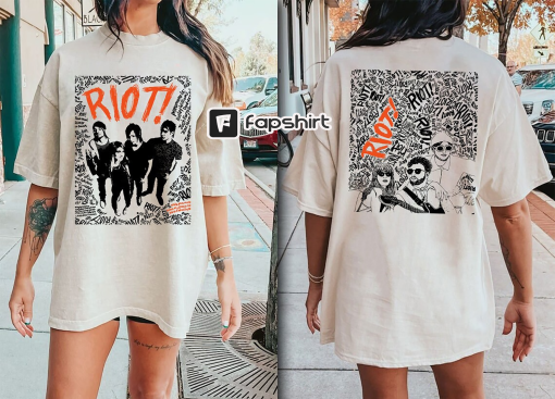 Paramore Riot Shirt, Music Tour Shirt, Paramore 2023 Shirt, Vintage Paramore Tour Shirt, Paramore Doodle Shirt, Riot Shirt