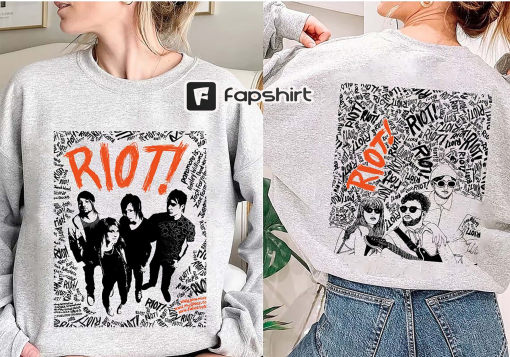 Paramore Riot Shirt, Music Tour Shirt, Paramore 2023 Shirt, Vintage Paramore Tour Shirt, Paramore Doodle Shirt, Riot Shirt