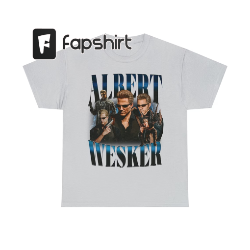 Limited Albert Wesker Vintage T-Shirt, Resident Evil Graphic T-shirt, Retro 90’s Fans Homage T-shirt, Gift For Women and Men