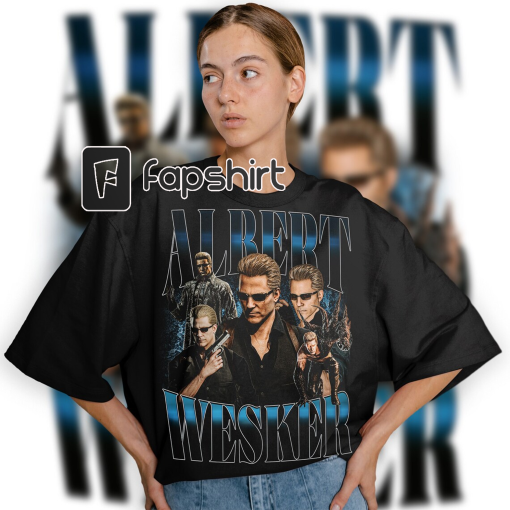 Limited Albert Wesker Vintage T-Shirt, Resident Evil Graphic T-shirt, Retro 90’s Fans Homage T-shirt, Gift For Women and Men