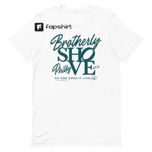 Brotherly Shove Midnight Green Philadelphia Tshirt