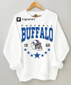 Buffalo Football Sweatshirt, Vintage Style Buffalo Football…