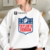 Taylor Chief Shirt, Travis Kelce & Taylor Swift Eras Tour T-shirt, Kansas City Football Sweatshirt, Kelce Swifties,Taylor Swift Chiefs Shirt