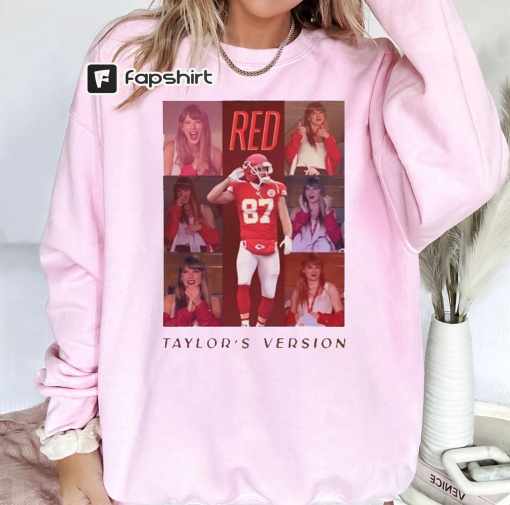 Taylor Chief Shirt, Travis Kelce & Taylor Swift Eras Tour T-shirt, Kansas City Football Sweatshirt, Kelce Swifties,Taylor Swift Chiefs Shirt