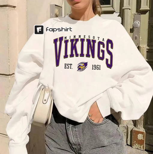 Minnesota Football Sweatshirt, Vintage Style Minnesota Football Crewneck, Football Sweatshirt, Minnesota Sweatshirt, Minnesota Fan Gifts