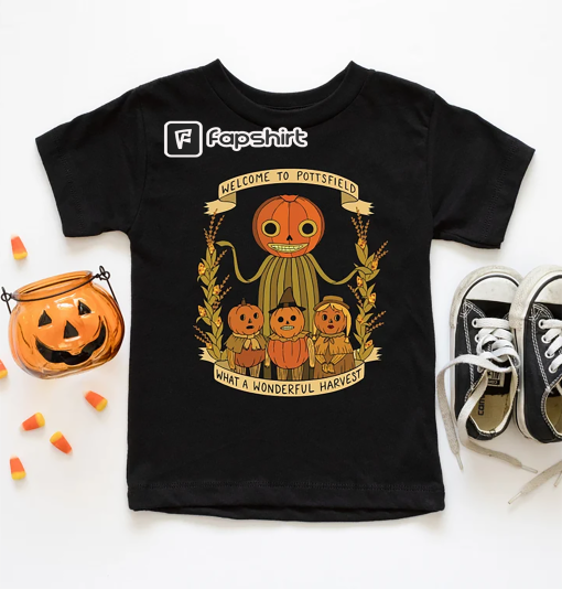 Pottsfield Harvest Festival Shirt, Autumn Harvest Tshirt, Vegetables Fall Shirt, Skeleton Festival Apparels, Pottsfield Pumpkin