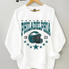 Philadelphia Football Crewneck Unisex Sweatshirt, T-shirt, retro 90s Philadelphia Pennsylvania Shirt, Eagles Football T-shirt, Go Birds Tee